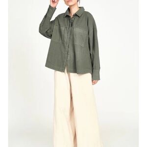 Mirth Huron Work Shirt in Turtle Size XS NWT